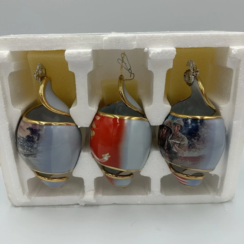 The Bradford Edition Faithful to‎ the Flag Christmas Ornaments